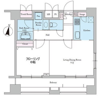 東京都文京区音羽２丁目 賃貸マンション 1LDK