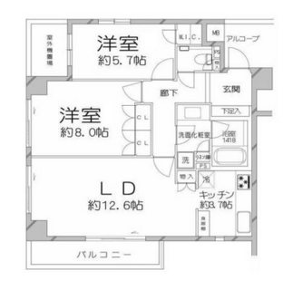 東京都文京区目白台３丁目 賃貸マンション 2LDK