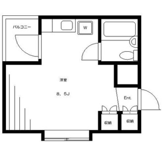 東京都豊島区雑司が谷１丁目 賃貸マンション 1R