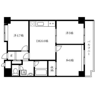 東京都文京区大塚５丁目 賃貸マンション 3DK