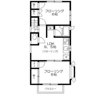 東京都豊島区雑司が谷１丁目 賃貸アパート 2LDK